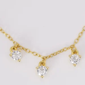 Chain para piercing en Plata 925 chapada en Oro 18K