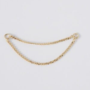 Chain para piercing en Oro Sólido 14K de 22 mm y 34 mm