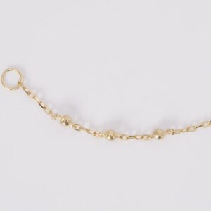 Chain para piercing en Oro Sólido 14K de 31 mm